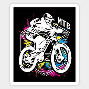 MTB - Mountainbike - Mountainbiking - Mountain Bike Magnet